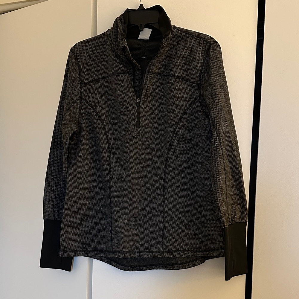 Gray Athletic Works Quarter-Zip Pullover
